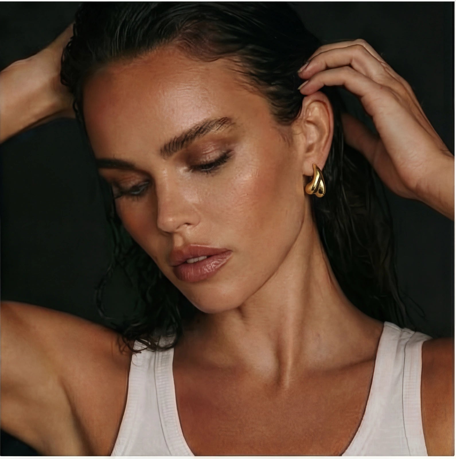 Sculpted Drop Earrings